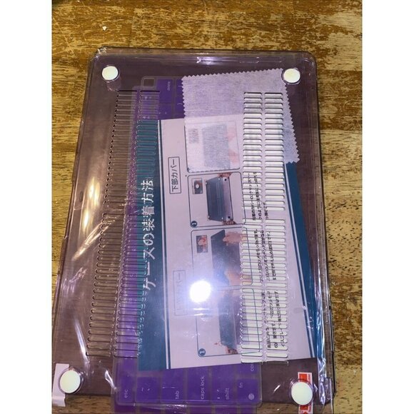 New plastic hardshell for MacBook 12” x 9” Purple with keyboard cover - Picture 3 of 3